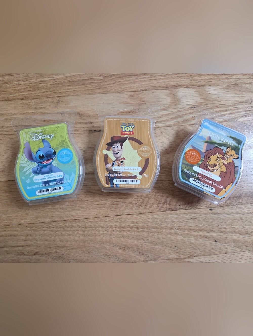 Disney Scented Wax Bars Set - Stitch, Woody, Lion King